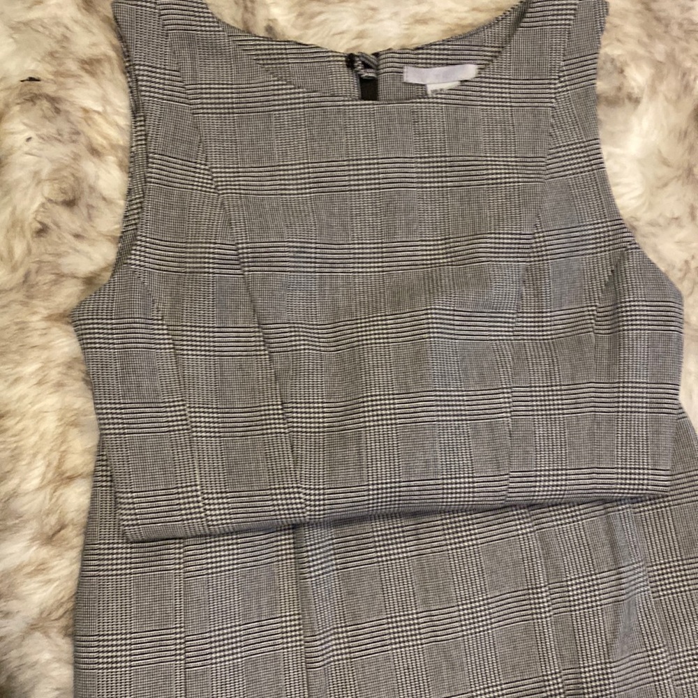 Grey with plaid